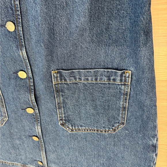 NEW👗 Reformation Brittany Halter Denim Mini Dress - Picture 5 of 12